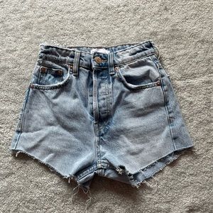 Zara denim shorts